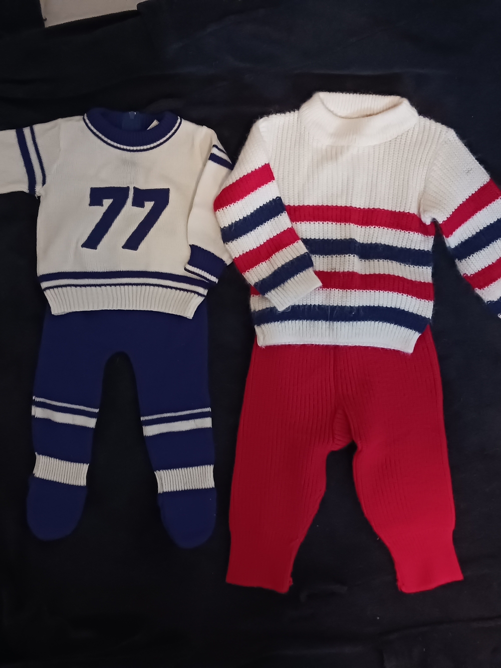 Vintage Baby Boy Knit Sets